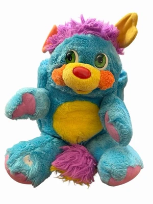 Peluche Popples – Chien Série Z'animaux – Mattel Vintage Rare – Occasion