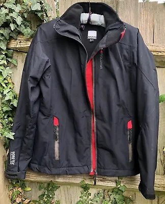 Musto Evolution Women’s Waterproof Full Zip Fleece Lined Jacket Size 12 Black • £48.99