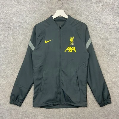 £29.99 • Buy Liverpool Football Jacket Mens Small Grey Dri Fit Windbreaker Training Track Top