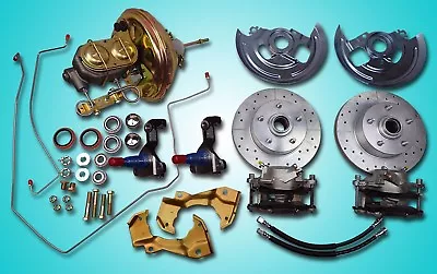 1967 -1969 Chevrolet Camaro Power Front Disc Brake Conversion Kit W/ Hard Lines  • $599