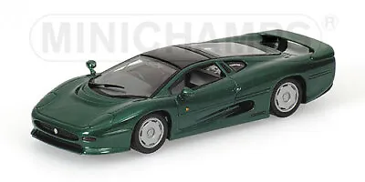 Minichamps 430102224 1/43 JAGUAR XJ 220 1991 GREEN METALLIC Model Car LIMITED • £121.80