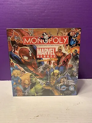 Monopoly Marvel Heroes Collector's Edition Board Game 2006 Sealed Complete New • $32