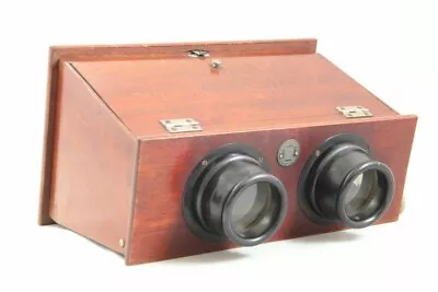 £232.92 • Buy ERNEMANN Stereoscope Wood Wooden Viewer 1920's From Japan #2912