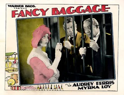 1929 MYRNA LOY In FANCY BAGGAGE Mini Lobby Card Photo  (208-t ) • $11.27