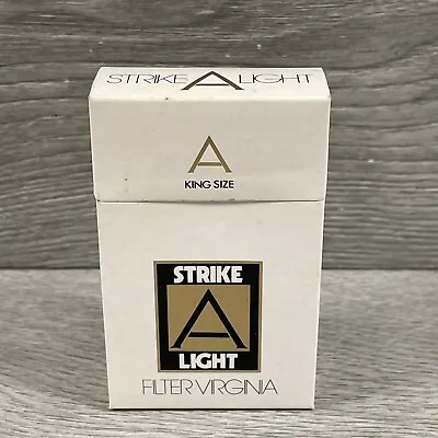 Empty Packet Strike A Light 20 King Size Cigarette Packet Box • £5.99