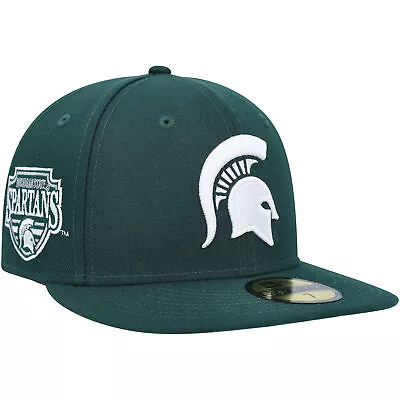 Men's New Era Green Michigan State Spartans Patch 59FIFTY Fitted Hat • $32.99