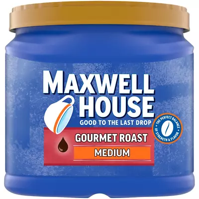 Maxwell House Gourmet Roast Medium Roast Ground Coffee 25.6 Oz Canister • $11.86