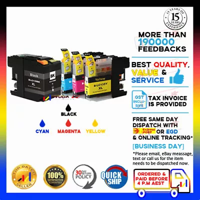 10x NoN-OEM Ink LC-139XL LC-135XL For Brother MFC-6520DW MFC-J6720DW MFC-J6920DW • $35.80