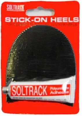 £4.95 • Buy Soltrack Stick On Heel Pair Glue Anti Slip Shoe Sole Repair Kit Boot Mens Ladies