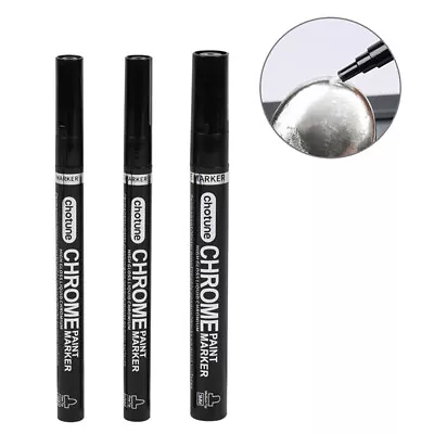 Chrome Mirror Reflective Marker Silver Marker Liquid Pen Craftwork Paint P ZT • £4.33