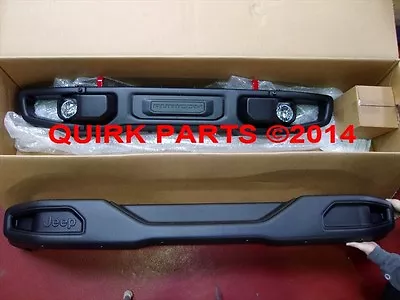 07-18 Jeep Wrangler 10th ANNIVERSARY RUBICON FRONT & REAR BUMPER MOPAR OEM NEW • $2988.56