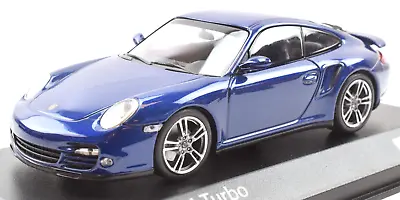 Minichamps X PH Porsche 911 997.2 Aqua Blue Turbo 1:43 Diecast Car 943069015 • $69.99