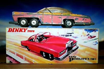 Lady Penelope Dinky Thunderbirds FAB 1 Reproduction Box ONLY No. 100 Rolls Royce • £9.95
