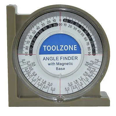 Magnetic Base Angle Finder Measure Spirit Level Gauge Roofer Builders Plumbers • £11.85