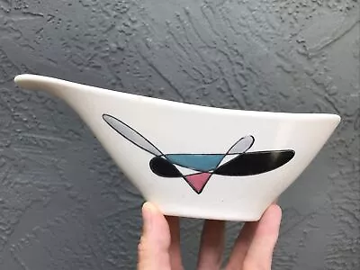 Metlox Poppytrail Contempora Gravy Boat Dish California Pottery Atomic MCM • $79.99