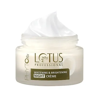 Lotus Professional Phyto Rx Whitening & Brightening Night Cream Natural 50 G • £16.50