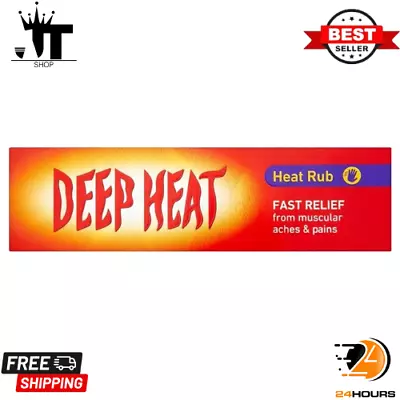 Best Deep Heat Heat Rub 67g - Fast Relief From Muscular Aches And Pains • £4.24