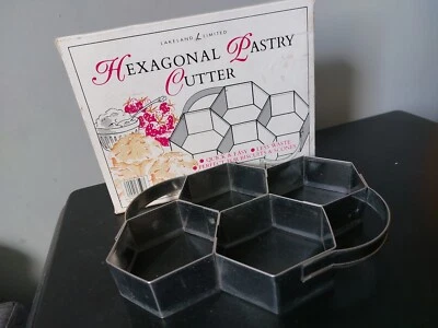 £4.95 • Buy Lakeland Hexagonal Pastry Cutter Biscuits Scones 