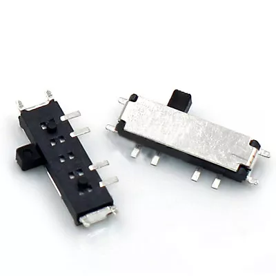 8 Pin 3 Position ON/OFF/ON Mini Micro Horizontal Slide Toggle Switch SMD SMT DIY • $3.09