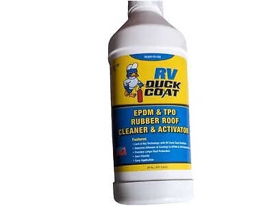 Jetcoat RV Duck Coat Ready To Use EPDM & TPO Rubber Roof Cleaner 29oz New • $29.95