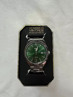 CASIO Vintage Collection MTP1302D-3AVT Watch Green Dial • $49