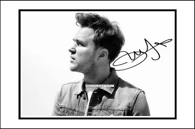 Olly Murs Autographed Cotton Canvas Image. Limited Edition (OM-311) • £9.59