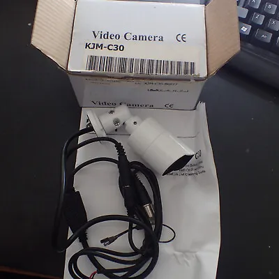 KJM C30 C-30 Mini Bullet Camera 800TVL White • $55