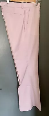 ASOS Design Lightweight Pink Flared Men’s Formal Trousers BNWT • £8