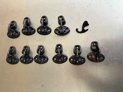 Lot Of  Antique Victorian Cast Iron Window Shutter Fasteners Salvage • $15