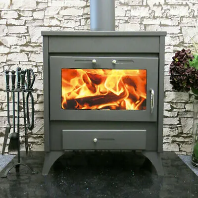 Wood Burning Multi Fuel Stove Modena 20kw Wood Burner Modern Stoves • £849.99