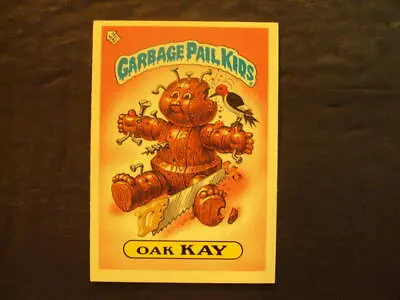 Garbage Pail Kids Card UK Mini Version Series 1 2  X 3  Oak Kay Error N ID:88822 • $10