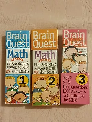BRAIN QUEST Maths And General Knowledge CARDS Grades 1 2 3 • $30