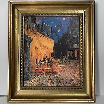 $290 • Buy The Masterpiece Collection On Canvas Vincent Van Gogh Cafe Terrace On Place