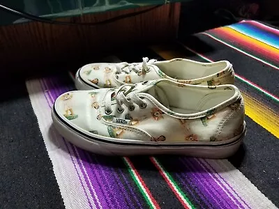 Vans Mens Aloha Hula Girl Hawaiian Lace Up Shoes Size Men’s 4.5 Women’s 6 • $20.96