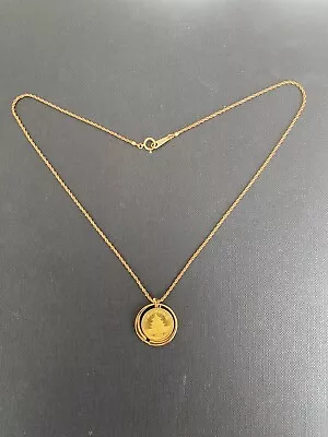 Gold Coin Necklace 18ct • £500
