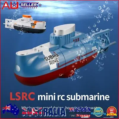 RC Submarine Ship Model 6 Channels Remote Control Diving Boat Electric Toys AU • $30.46