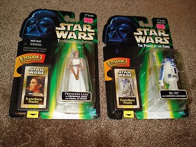 Star Wars Power Of The Force 1998  Princess Leia Ceremonial Dress & R2-D2  • $17.60