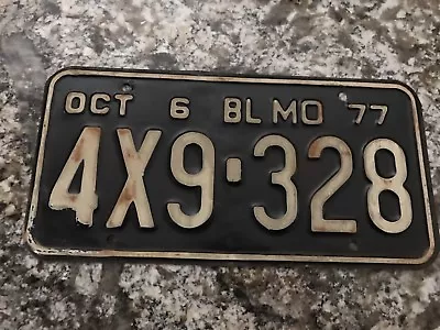 1977 Missouri Truck License Plate Ax9 328 • $14.99