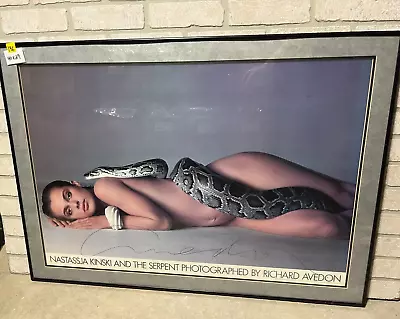 $499.99 • Buy Nastassja Kinski And The Serpent Signed By Richard Avedon Original 1981 Poster