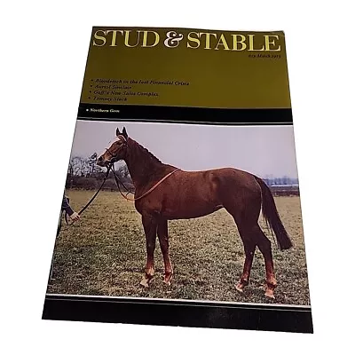 Stud & Stable Magazine V14 N3 March 1975 Horse Horseracing Mag Book • £15