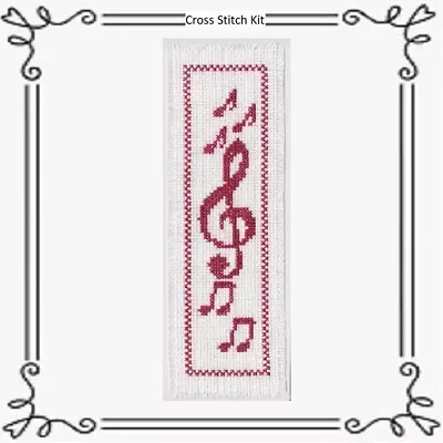 £6.95 • Buy Cross Stitch Kit - Musical Notes Bookmark