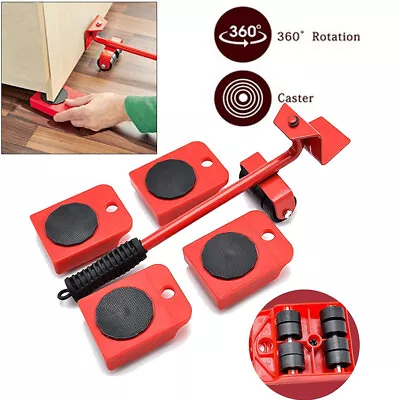 Furniture Lifter Heavy Moving Mover Tool Set Slider Duty Roller Transport Kit • $14.99