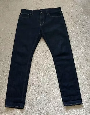 J. Crew The Driggs Selvedge Denim Jeans Slim Fit Size 33x32 • $49.99