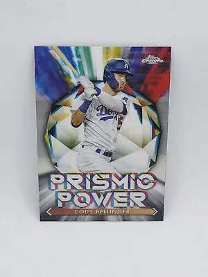 Cody Bellinger - 2021 Topps Chrome Baseball Prismic Power Insert Dodgers • £0.99