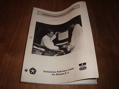 Chrysler Mopar Diagnostic System Technician Reference Guide For Release 9 • $9.99