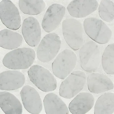 XL Slice Carrara Mosaic Wall & Floor Tile ($13.98/SqFt) • $69.90