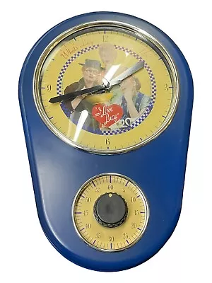 I Love Lucy Cookin Wall Clock With Time Vandor #14189 Lucille Ball Ricardo • $45.99