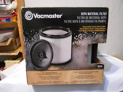 Vacmaster HEPA Material Fine Dust Cartridge Filter  Retainer VCFH 1White 1 Red • $14.99