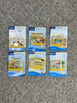 $10 • Buy 6 Vtech Vsmile Baby Games - Whinnie The Pooh, Baby Mickey, Farm, Baby Einstein