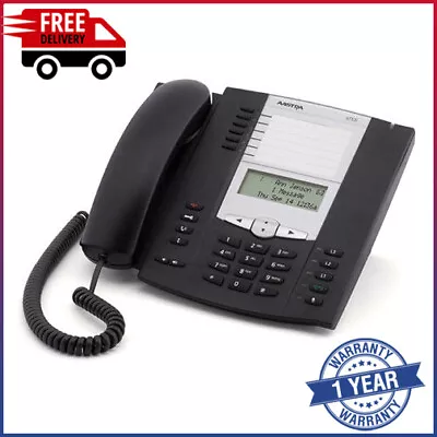 ⚡ Aastra 6753i VoIP Phone In Black A1753-0131-10-55 • £34